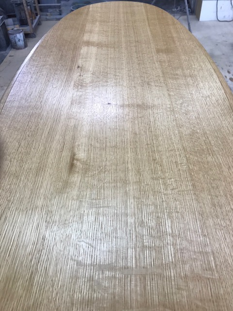 テーブル天板の最終仕上がり